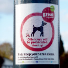 Custom No Dog Fouling Signs, Stickers &amp; Posters UK | Dog Fouling &amp; Dog ...