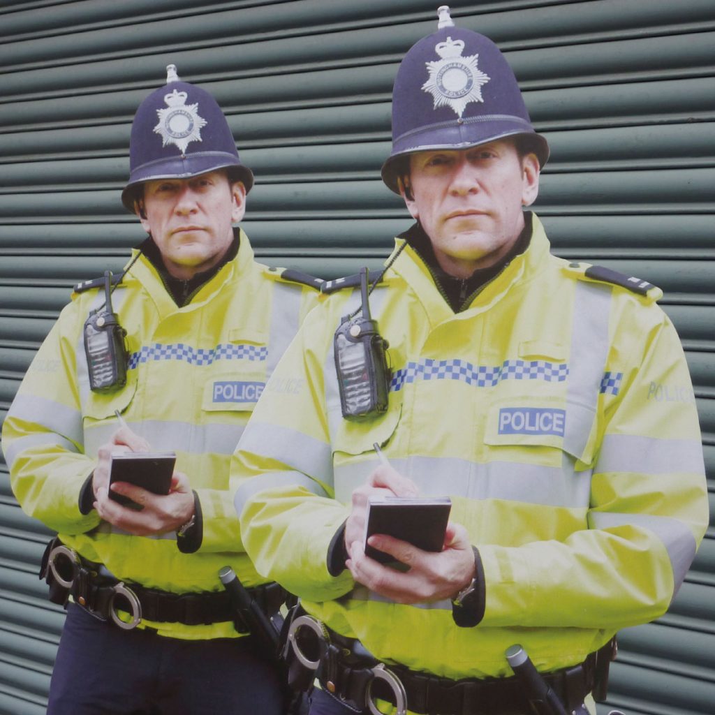 Cardboard Policemen Signs - Cut-out Cops Signs - Fast Delivery