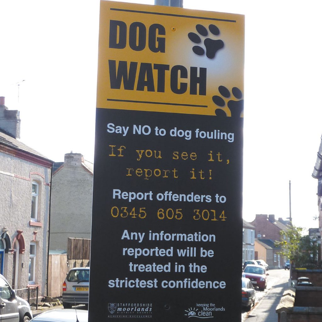 Dog Fouling Signs - Dog Control Signs - No Dog Fouling Signs
