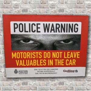 Police Warning Signs